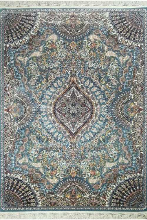 Иранский ковер Rishim 20170 Голубой